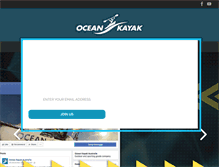 Tablet Screenshot of ocean-kayak.com.au